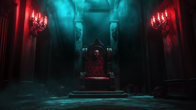 Dark Throne 3 Animated Background Dark Throne Dark Sovereign Boss Room Demon Kings Lair Eternal Ruler Twitch Stream Zoom Vtuber Background