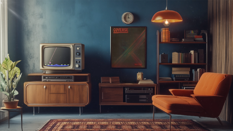 Retro Gamer Living Room 5 Animated Background Retro Gamer Living Room 80s Games VHS Memories Analog Dreams Classic Console Twitch Stream Zoom Vtuber Background