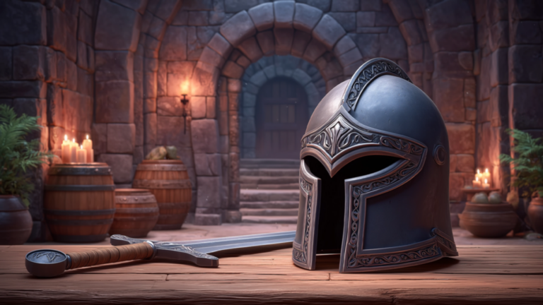 Iron Helmet 4 medieval helmet