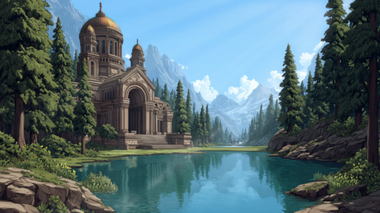 Medieval Fantasy Temple 1