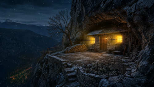 Cliffside Cave Cabin