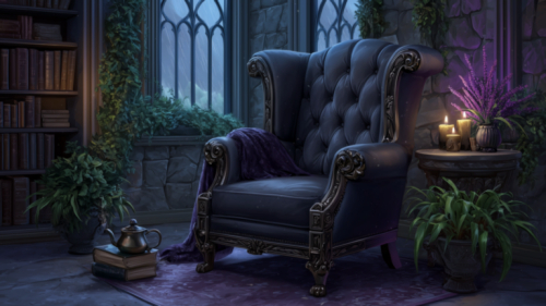 Dark Library Chair