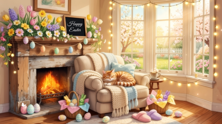 Easter Cat Room 4 Easter Cat Room