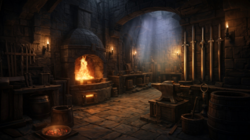 Fantasy Blacksmith Workshop