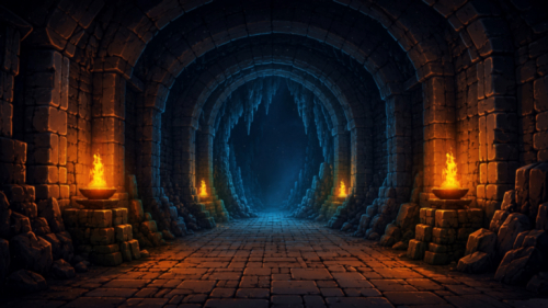 Fantasy Cave Corridor