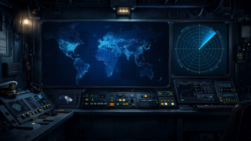 Futuristic Control Room