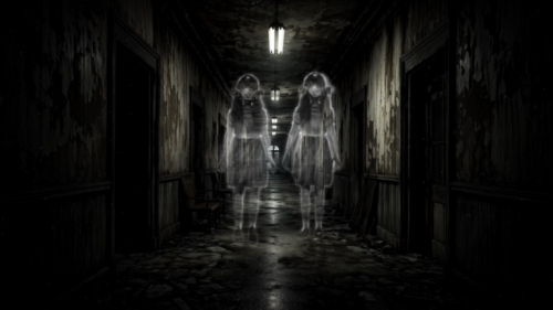 Ghost Girls Horror Hallway