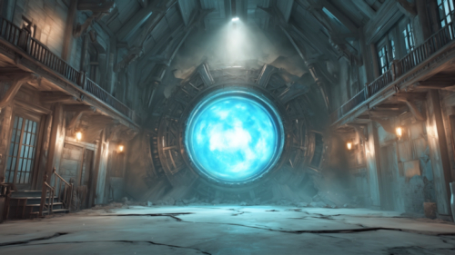 Glowing Portal Hall