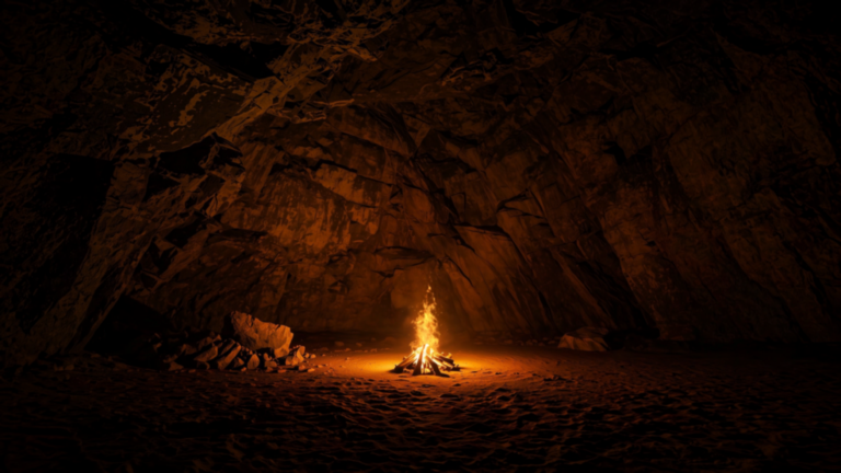 Lonely Firelight Scene 10 Lonely Firelight Scene