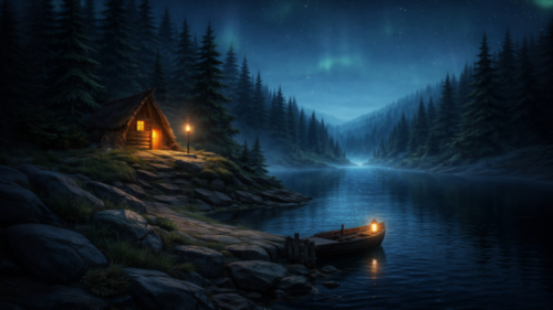 Nordic Forest Lake