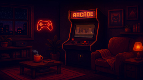 Pixel Arcade Lounge