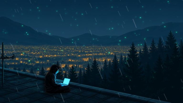 Pixel Hacker Rooftop