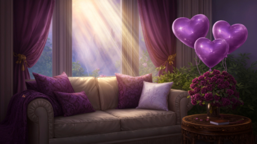 Purple Valentine Lounge