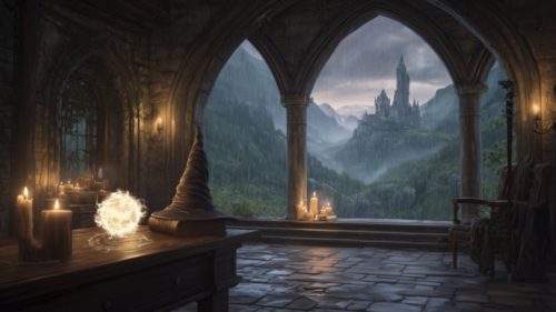 Rainy Wizard Tower