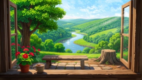 Sunny River Valley