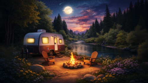 Trailer Park Campfire