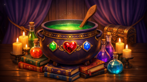 Witch Potion Table