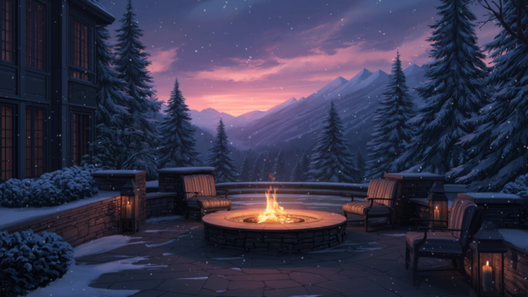 Alpine Winter Patio 4 Alpine Winter Patio
