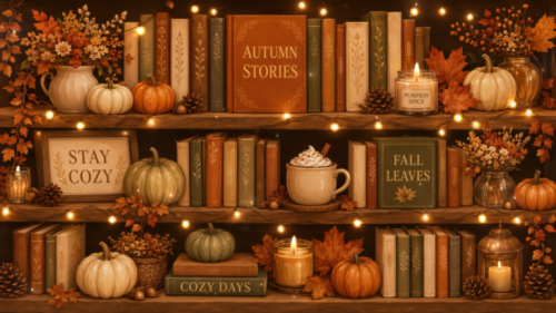 Autumn Bookshelf