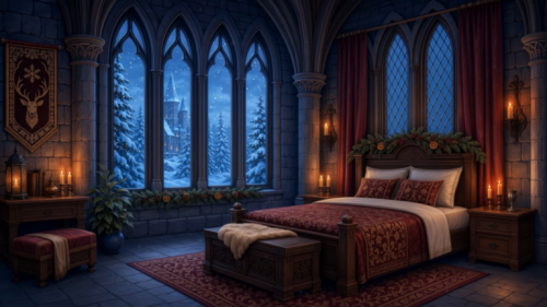 Christmas Castle Bedroom