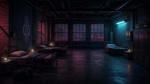 Cyberpunk Barracks