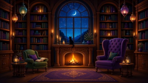Dark Academia Library 2