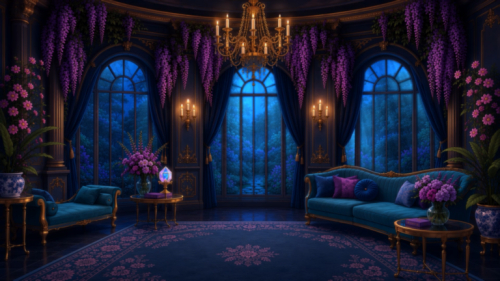 Elegant Wisteria Lounge 1