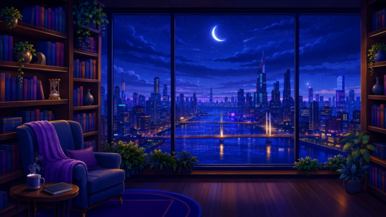 Moonlit City Library 4 Moonlit City Library