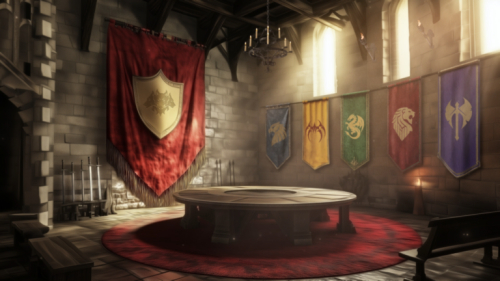 Secret medieval room