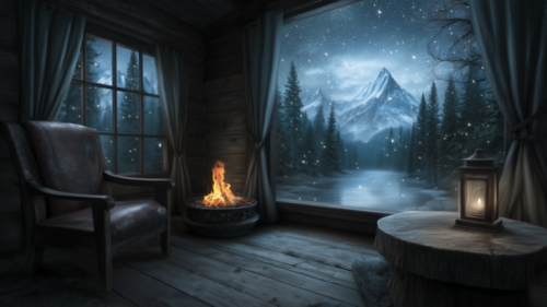 Snowy Mountain Cabin